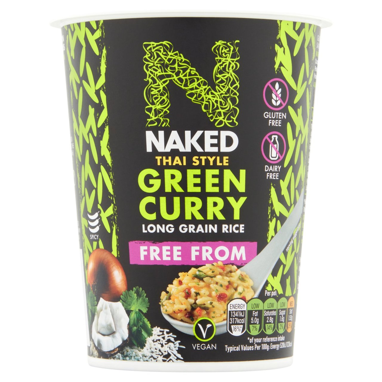 Naked Noodle Thai Green Curry 78g