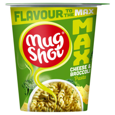 Mug Shot Max Cheese & Broccoli Pasta 68g