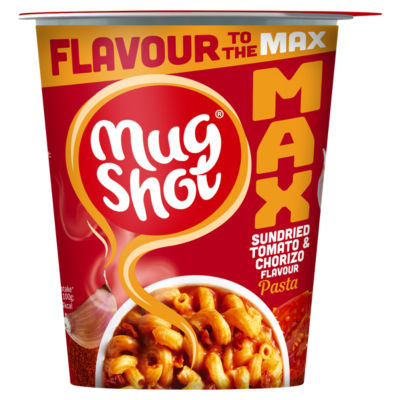 Mug Shot Max Sundried Tomato & Chorizo Flavour Pasta 68g