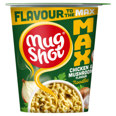 Mug Shot Max Chicken & Mushroom Flavour Noodles 68g