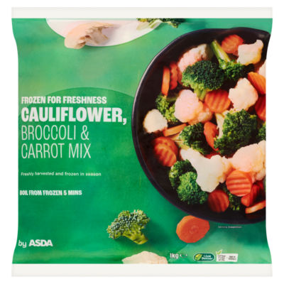 ASDA Frozen for Freshness Broccoli Cauliflower & Carrot