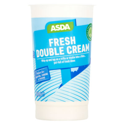 ASDA Fresh Double Cream 250ml