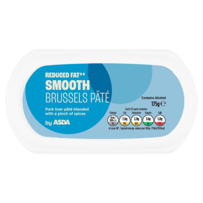 ASDA Reduced Fat Smooth Brussels Pate