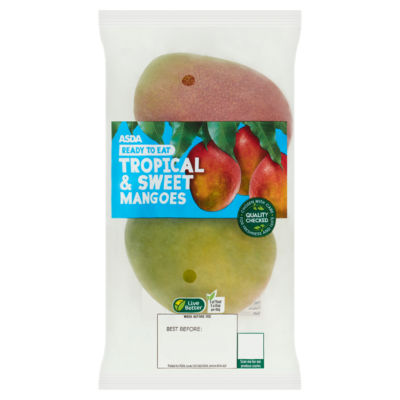 ASDA Tropical & Sweet Mangoes (Each Mango Typically 300g)