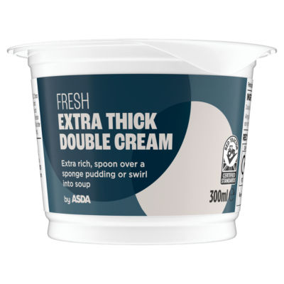 ASDA Fresh Extra Thick Double Cream 300ml