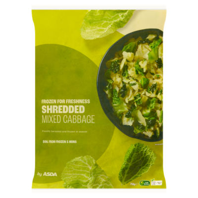 ASDA Frozen for Freshness Shredded Mixed Cabbage