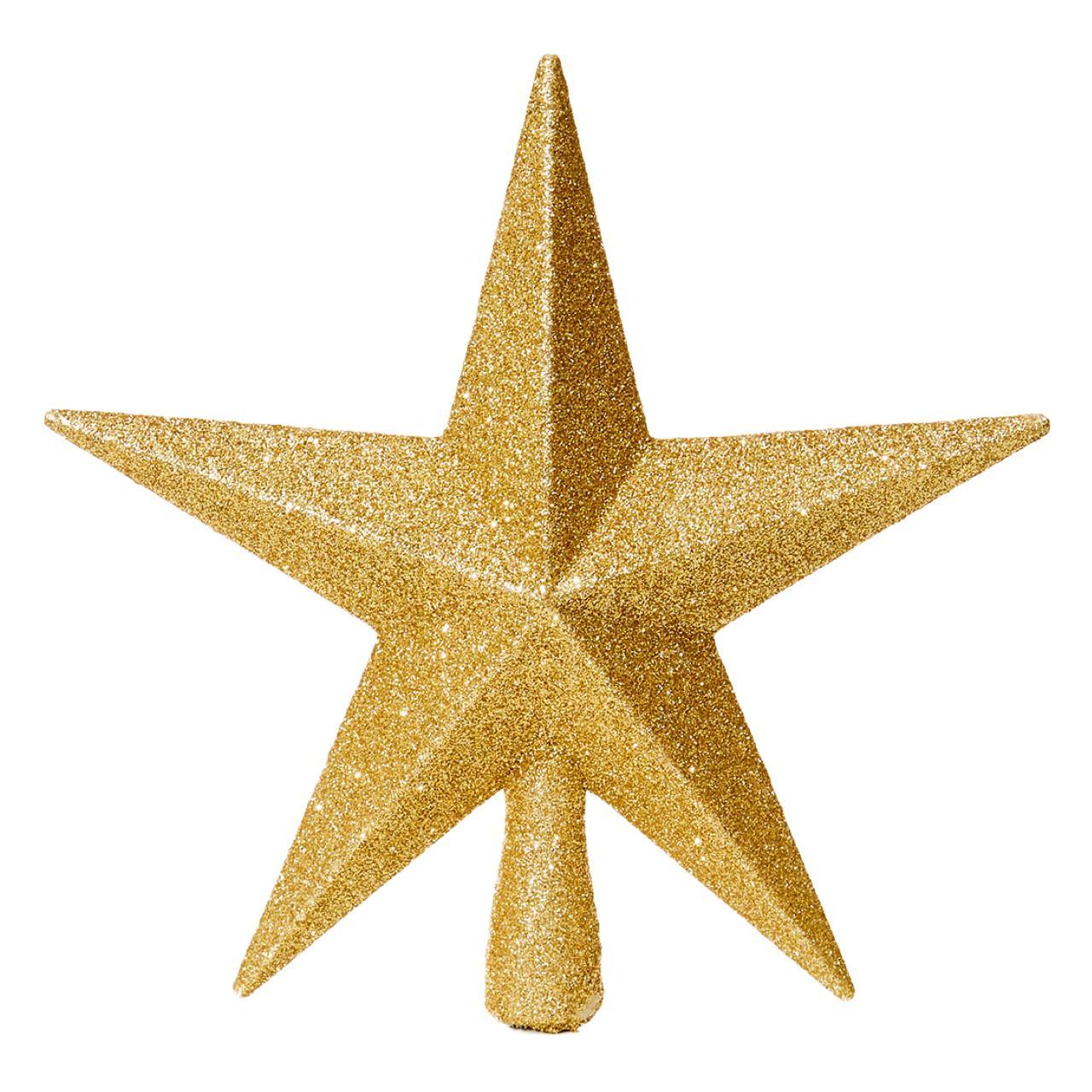 Champagne Gold Star Tree Topper