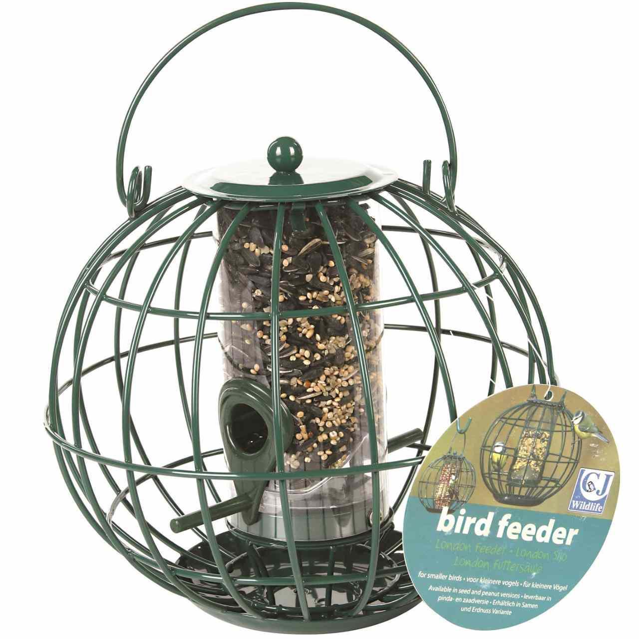 CJ Wildlife London Squirrel Resistant Wild Bird Seed Feeder 