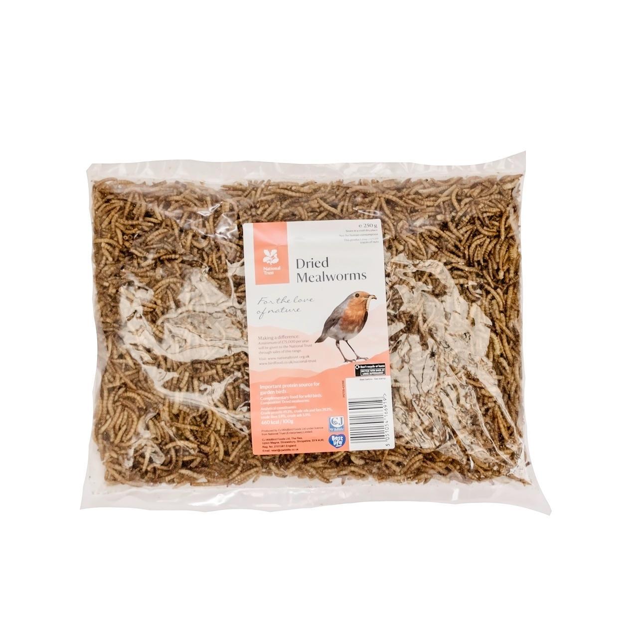 National Trust CJ Wildlife Dried Mealworms