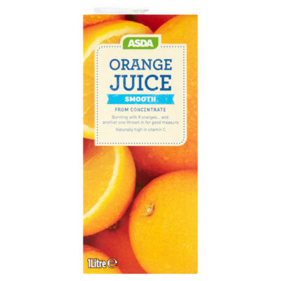 ASDA Smooth Orange Juice 1 Litre