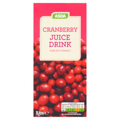 ASDA Cranberry Juice Drink 1 Litre