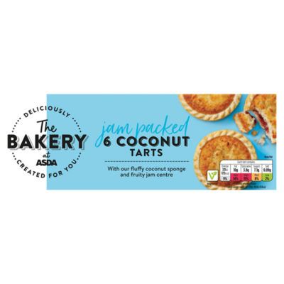 The BAKERY at ASDA 6 Coconut Tarts