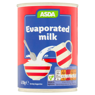 ASDA Evaporated Milk 410g