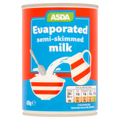 ASDA Light Evaporated Milk 410g