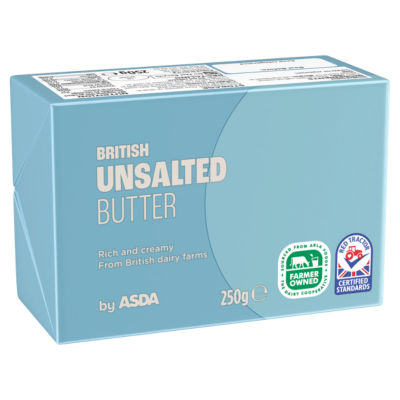 ASDA British Unsalted Butter 250g