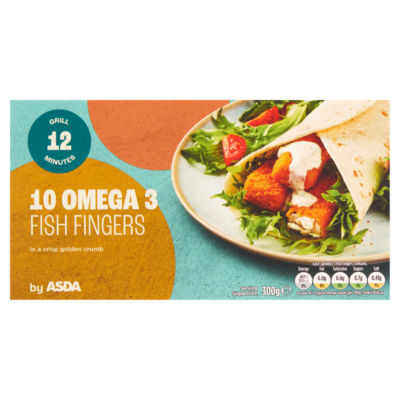 ASDA 10 Omega 3 Fish Fingers