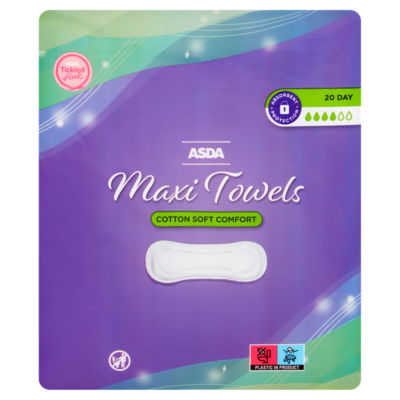 ASDA 20 Day Maxi Towels