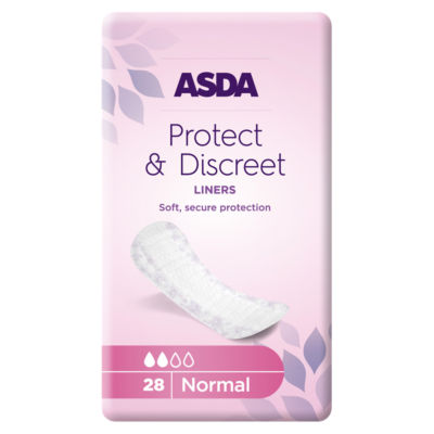 ASDA Protect & Discreet Incontinence Normal Liners