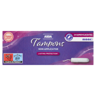 Lil-Lets Non-Applicator Tampons Super Plus Extra