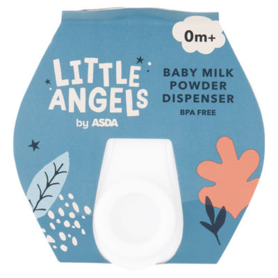 LITTLE ANGELS by ASDA Baby Milk Powder Dispenser BPA Free