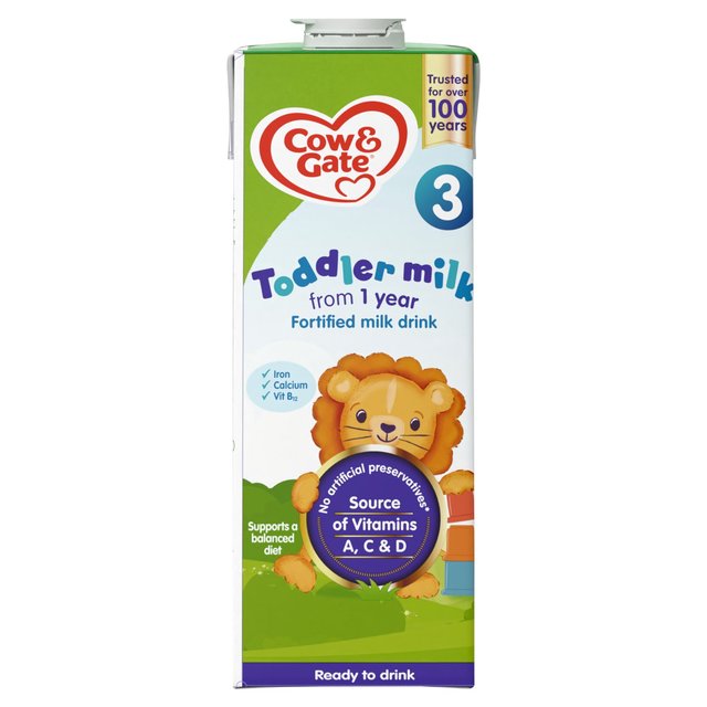 Cow & Gate Toddler Milk 1-3 Years  1L