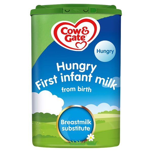 Cow & Gate Hungry First Baby Milk Formula Powder from Birth