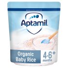 Aptamil Organic Baby Rice Cereal, 4 mths+