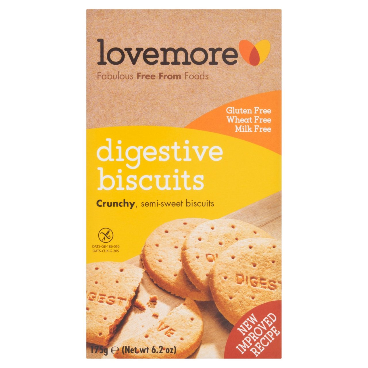 Lovemore Free From Digestive Biscuits