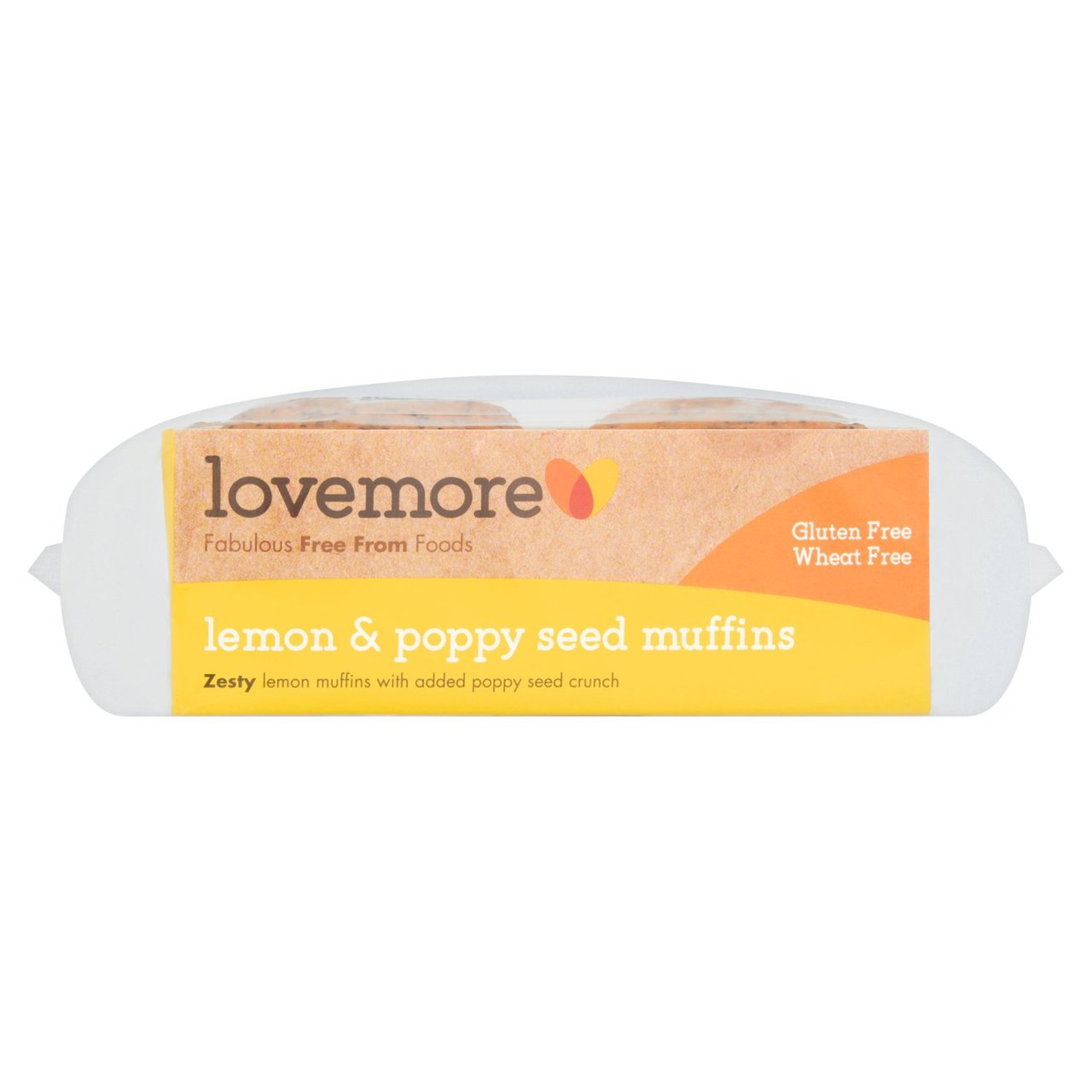 Lovemore 2 Gluten Free Lemon Poppyseed Muffins