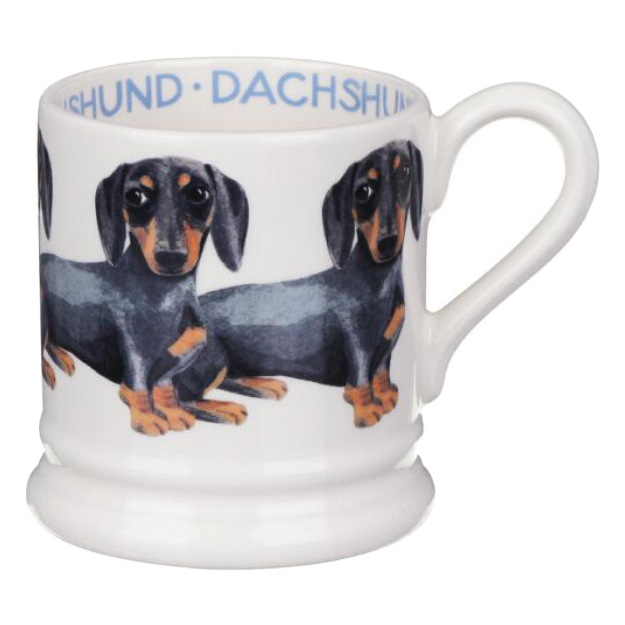 Emma Bridgewater Dogs Black & Tan Dachshund 1/2 Pint Mug