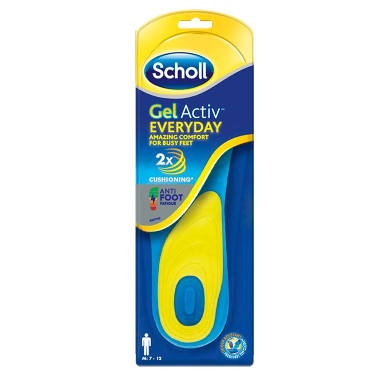 Scholl GelActiv Mens Everyday Insoles 