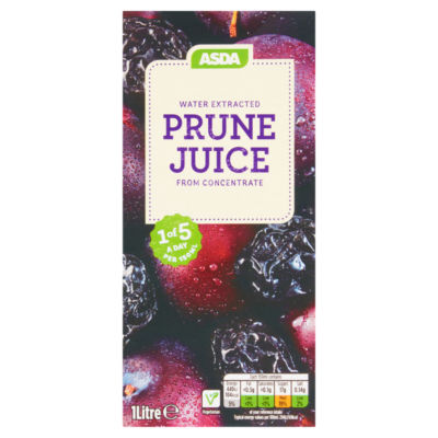 ASDA Water Extracted Prune Juice from Concentrate 1Litre