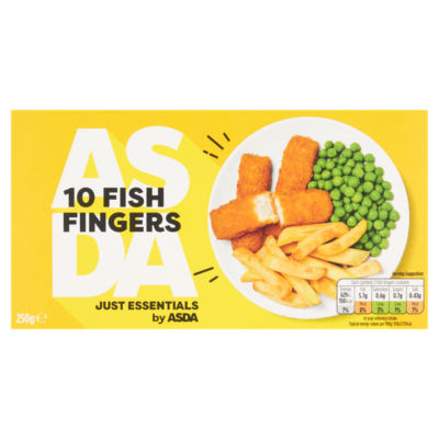 JUST ESSENTIALS by ASDA 10 Fish Fingers