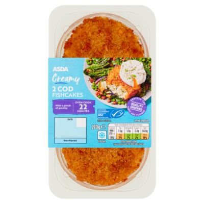 ASDA Creamy 2 Cod Fishcakes