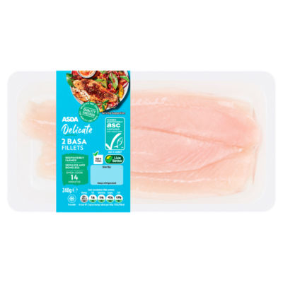 ASDA Delicate 2 Basa Fillets