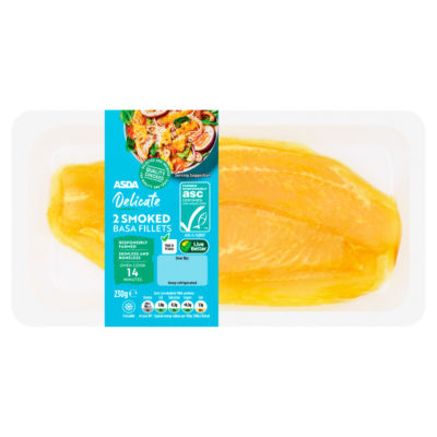 ASDA Delicate 2 Smoked Basa Fillets