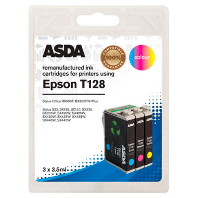 ASDA Epson T1285 Colour Ink Cartridges