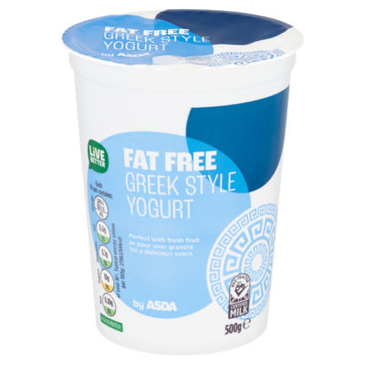 ASDA Fat Free Greek Style Yogurt 500g