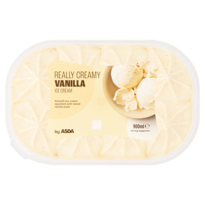 ASDA Really Creamy Vanilla Ice Cream 900ml