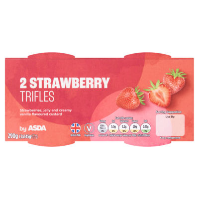 ASDA 2 Strawberry Trifles