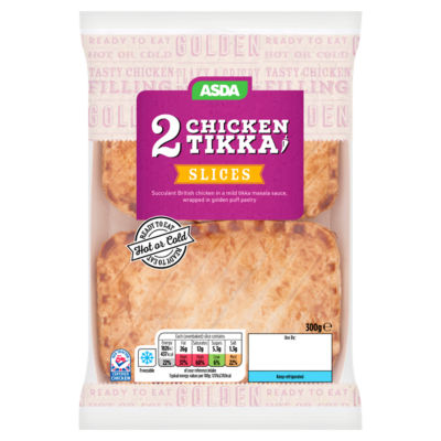 ASDA 2 Chicken Tikka Slices 300g