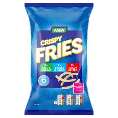 ASDA Crispy Fries 6 x 18g (108g)