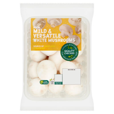 ASDA Mild & Versatile White Mushrooms