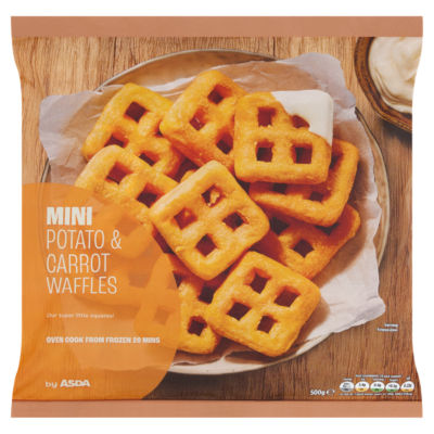 ASDA Mini Potato & Carrot Waffles