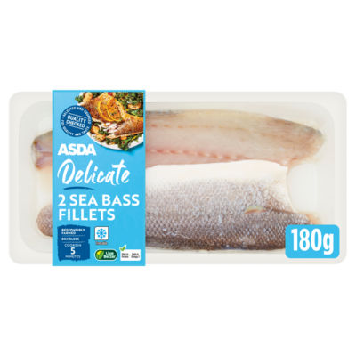 ASDA Delicate 2 Sea Bass Fillets