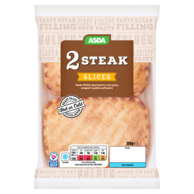 ASDA 2 Steak Slices 300g