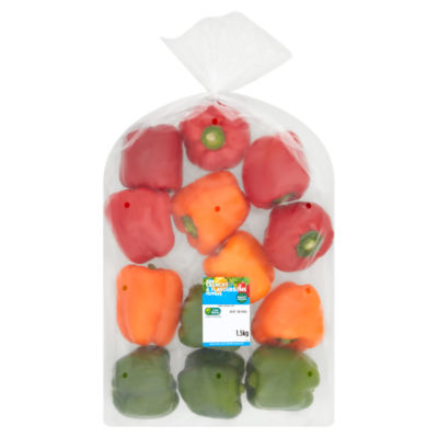 ASDA Crunchy & Flavoursome Peppers (Colour may vary)