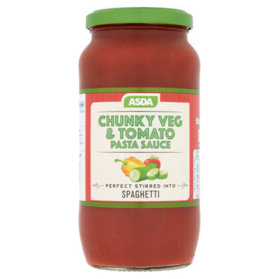 ASDA Chunky Veg & Tomato Pasta Sauce 500g