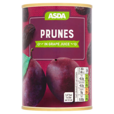 ASDA Prunes in Grape Juice 410g