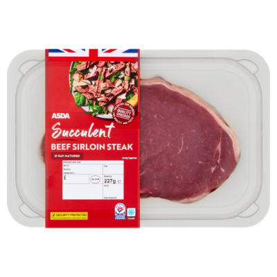 ASDA Sirloin Beef Steak 227g